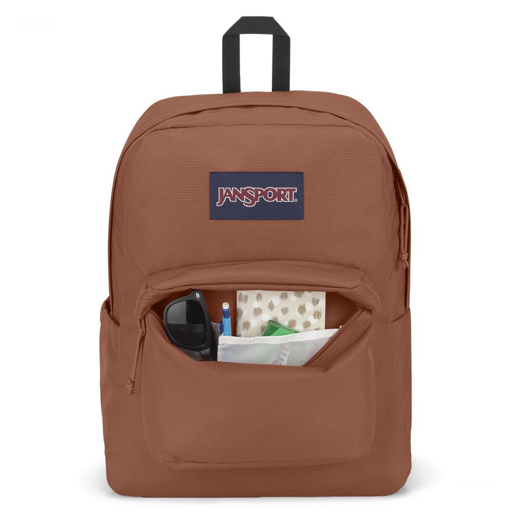 Sac à Dos Ordinateur JanSport SuperBreak? Plus Marron | FFA-64872368